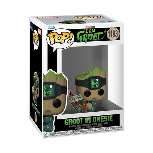 FIGURA POP MARVEL: I AM GROOT - GROOT PJS W/BOOK