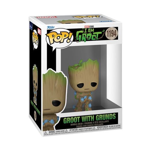 FIGURA POP MARVEL: I AM GROOT - GROOT W/ GRUNDS