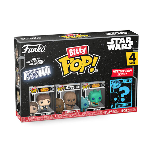 BITTY POP: STAR WARS- HAN SOLO 4PK