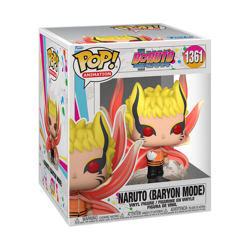 FIGURA POP SUPER: BORUTO - NARUTO BARYON MODE