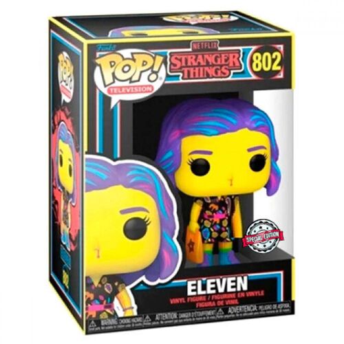 FIGURA POP STRANGER THINGS ELEVEN IN MALL OUTFIT BLACKLIGHT