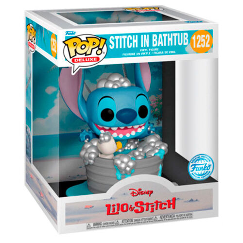FIGURA POP DELUXE DISNEY STITCH IN BATHTUB
