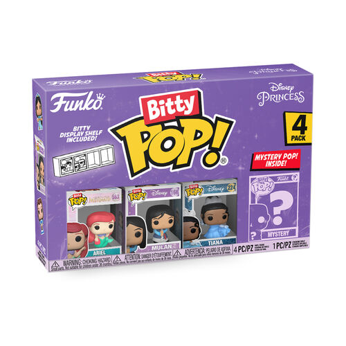 BITTY POP: DISNEY P- ARIEL 4PK