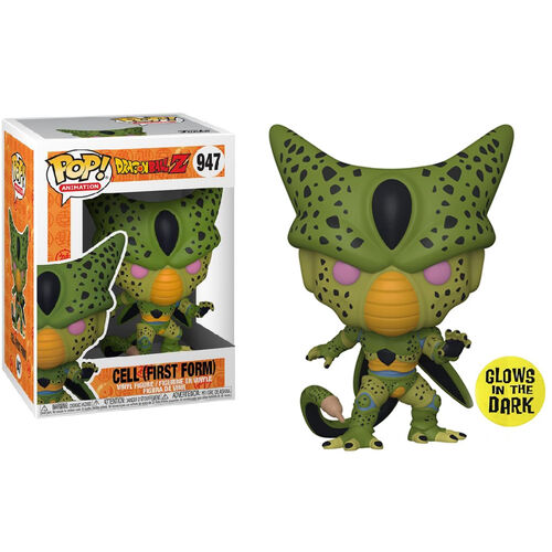 FIGURA POP DRAGON BALL Z CELL FIRST FORM GLOW IN THE DARK